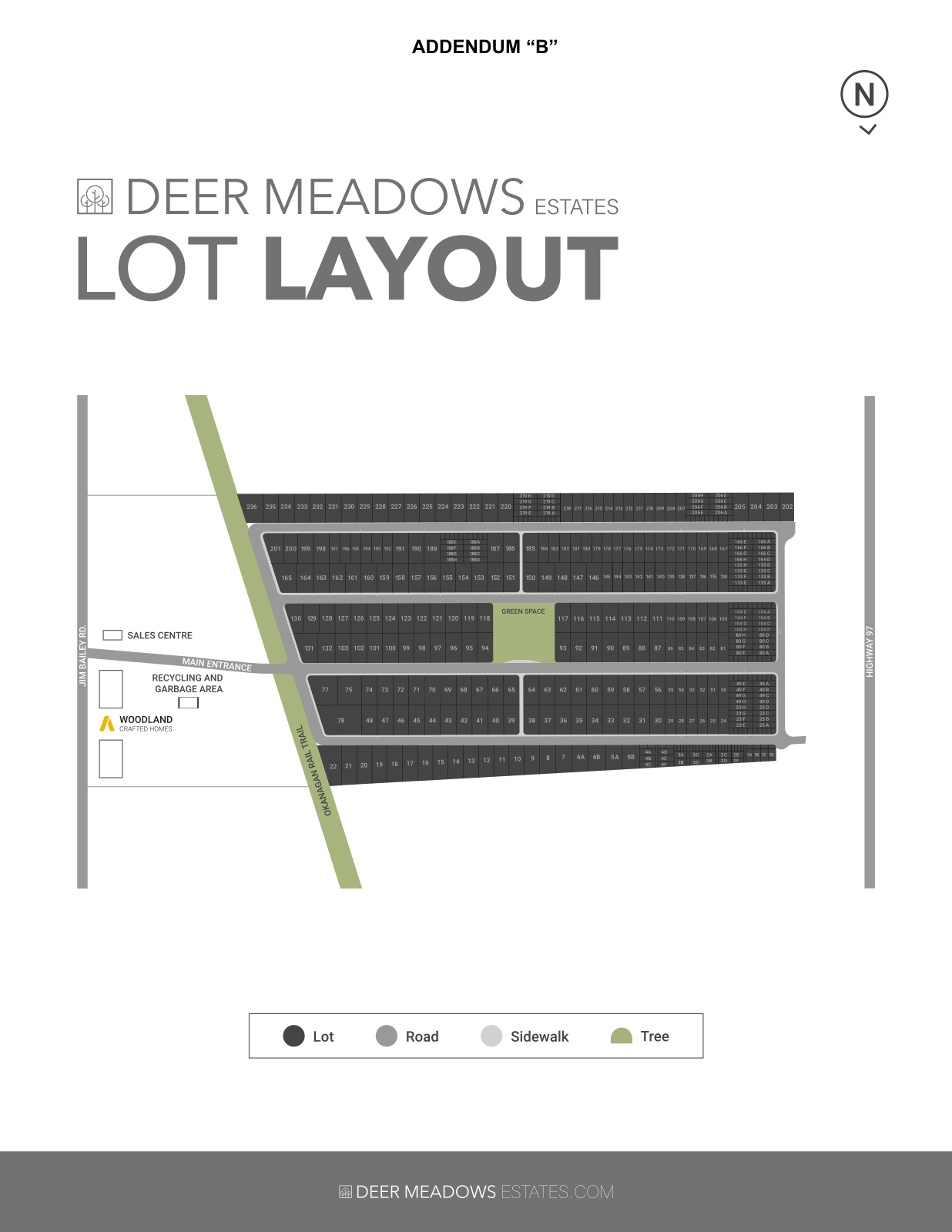 Deer Meadows Estates — Community Lot Layout