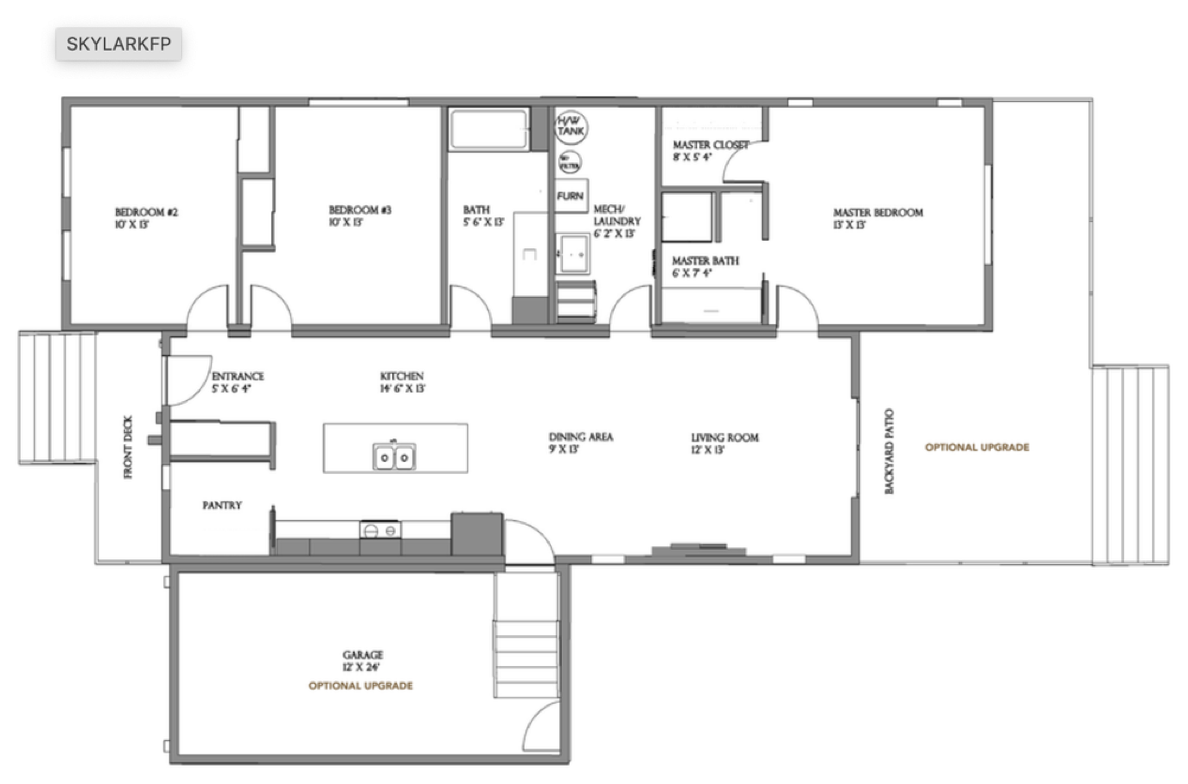 Official Skylark floor plan